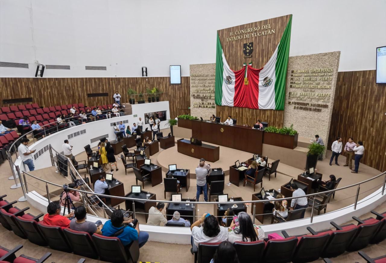 En vacaciones comenzarán ampliaciones del Congreso de Yucatán