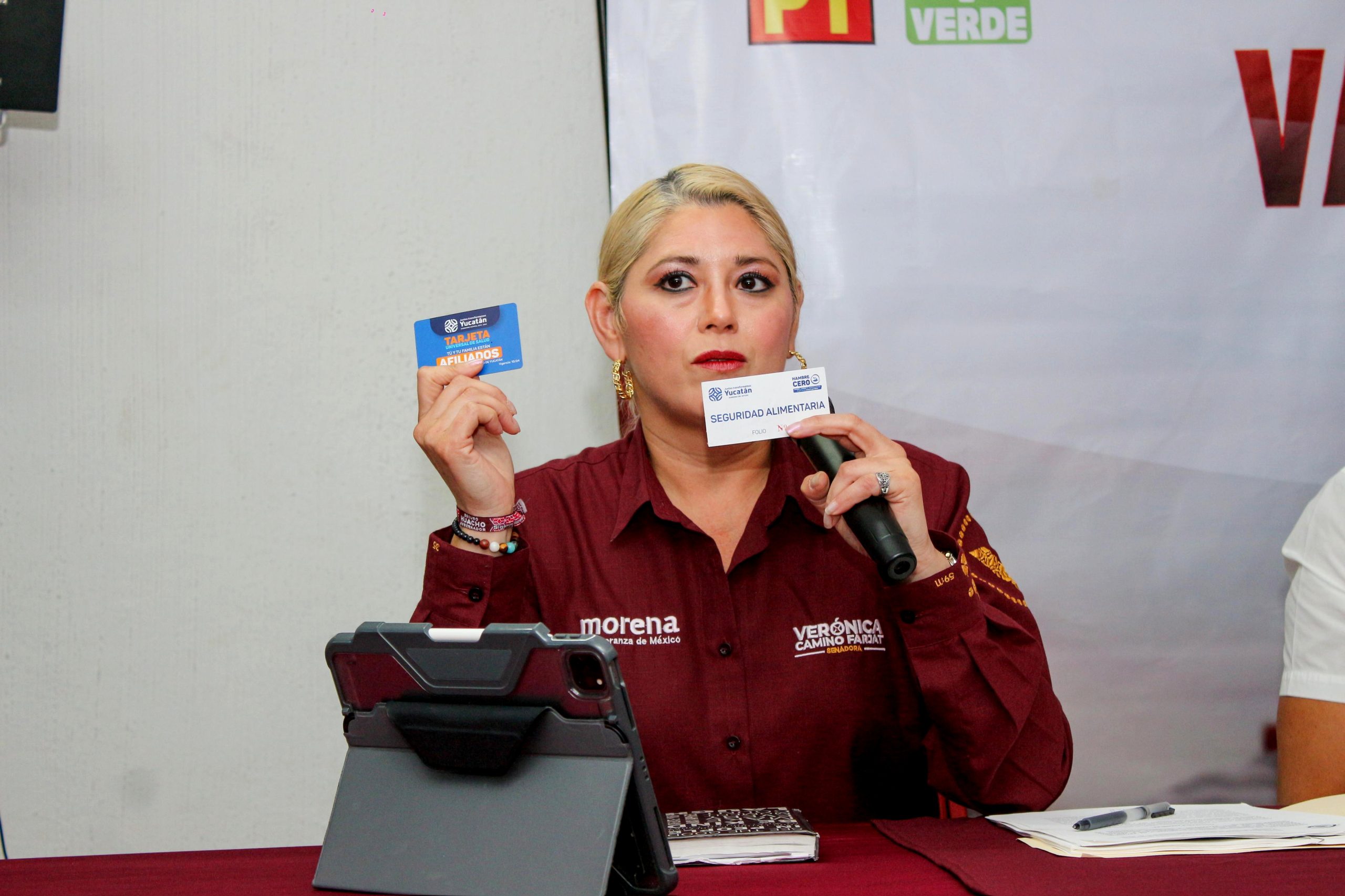 Gobierno de Yucatán utiliza recursos públicos para entregar tarjetas y vales de apoyo en periodo electoral